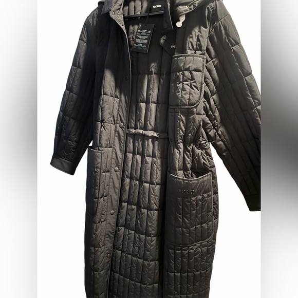 NWT Mackage Tadoka Down Quilted Trench Coat - Picture 3 of 8
